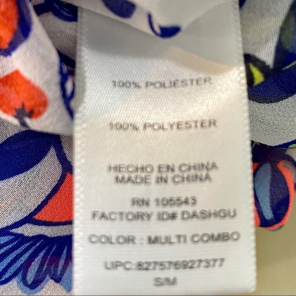 NWOT Milly for DesigNation Floral Caftan Tunic Top - Picture 9 of 9